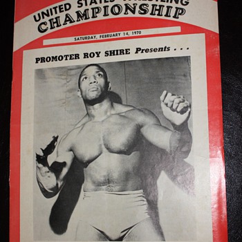 February 14, 1970 - Brochure for Wrestling at the Cow Palace - Paper