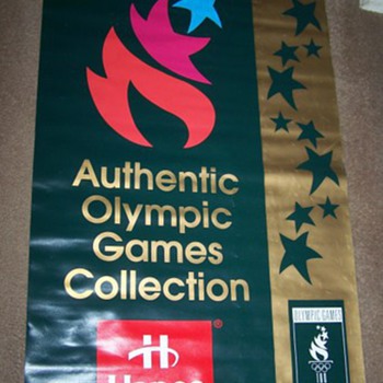Hanes 1996 authentic Olympic collection banner 