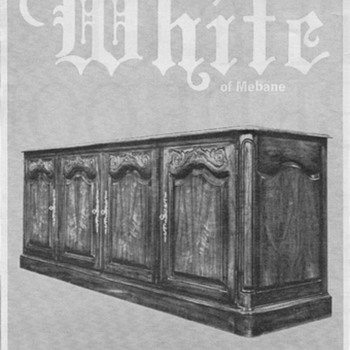 1968 - White Furniture Advertisement