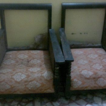 Colonial cane chairs - Furniture