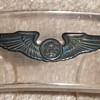 WW2 Army Air Corps wing trench art bracelet