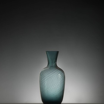 Turbinglas Carafe and Glasses probably by Lennart Andersson - Art Glass
