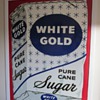 White Gold Pure Sugar Cane Porcelain Sign 1930's