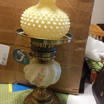 My first Fenton lamp - Glassware