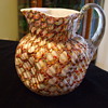 Large CASED SPATTER GLASS PITCHER- Franz Welz??