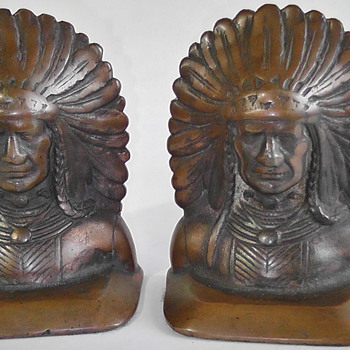 North American Indian Bookends - Books