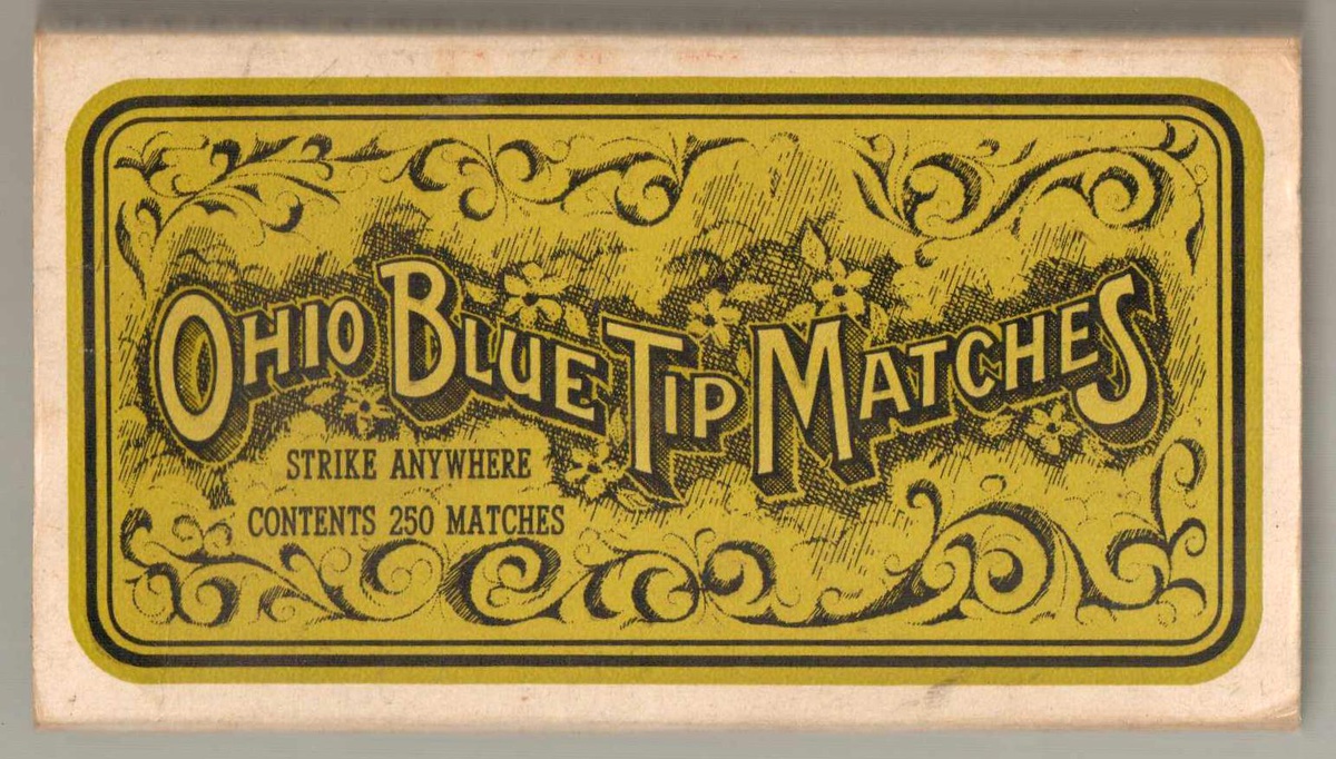 1960's Ohio Blue Tip Matches Box Collectors Weekly