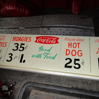 Vintage Coke Sign - Coca-Cola