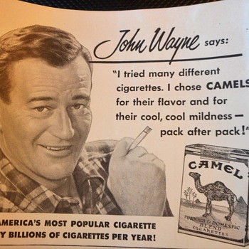 John Wayne Says... - Tobacciana