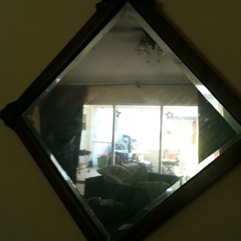 Please Help Antique Mirror Picked Wisconsin Farm Sale - Furniture