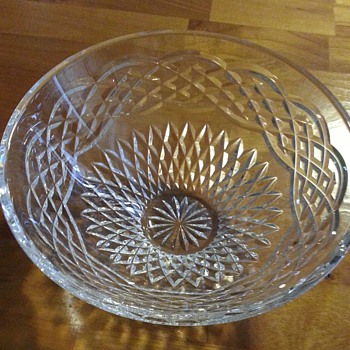 I found this beautiful Waterford Bowl for $2.00 - Glassware