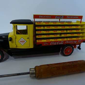 Danbury Mint 1927 Delivery truck ,and 1930's ice pick - Coca-Cola