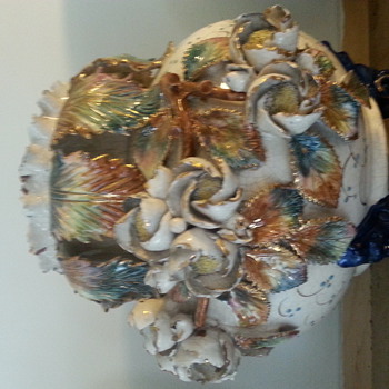 FRENCH BARBOTINE MAJOLICA - Victorian Era