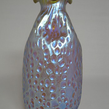Fabulous Loetz Candia Silberiris Diaspora "Bag" Vase ca. 1902 - Art Glass
