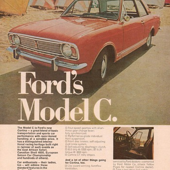 1967 Ford Cortina Advertisement