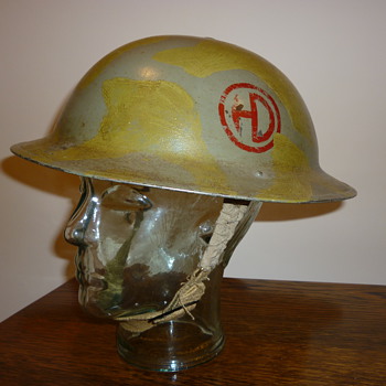 British WWII 51st Highland Division steel helmet. - Military and Wartime