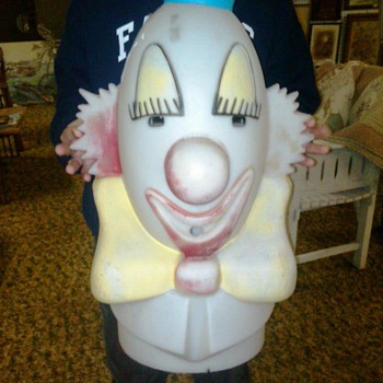 Helium tank clown head 