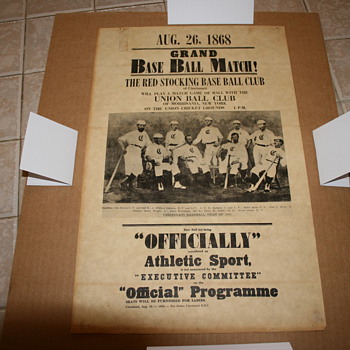1868 baseball poster - Baseball