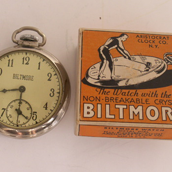 Aristocrat Clock Co. Biltmore Watch - Pocket Watches