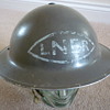 The London & North Eastern Railway (LNER) steel helmet.