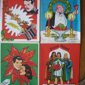 1951 King Features Syndicate Christmas Cards
