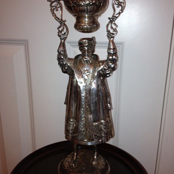 Antique sterling silver wedding cup