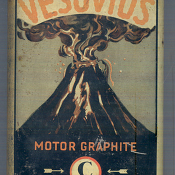 Rare Vesuvius motor graphite - Advertising