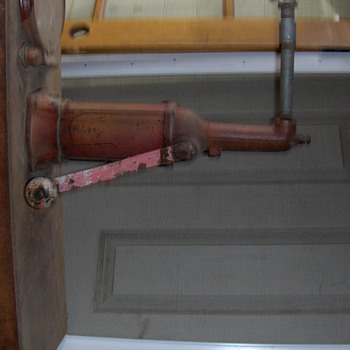 standard oil company  oil or solvent contaner with hand pump - Petroliana