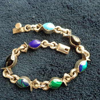 Mexican Sterling "Fish" Bracelet - Fine Jewelry