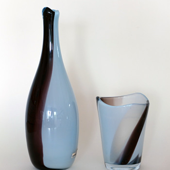 Gunnar Nylund Chimaro vases - Strömbergshyttan 1950s. - Art Glass