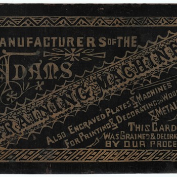 Furniture Wood Graining Invention and Salesman Sample collection Jim Linderman