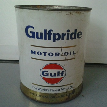 Gulfpride Oil Can by Gulf (1 Gallon)