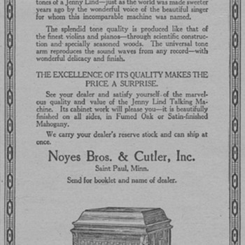 1919 - Jenny Lind Talking Machine