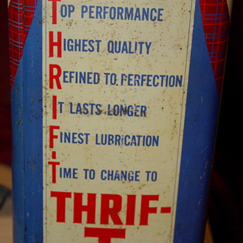 Thrift - T  Special Motor Oil 
