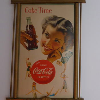 1953 Coca Cola cardboard - Coca-Cola