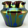 Loetz "Streifen und Flecken" bowl, Robert Medeu & Co., Berlin