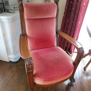 Ornate Devil's head chair