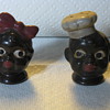 Blackface Salt and Pepper Shakers