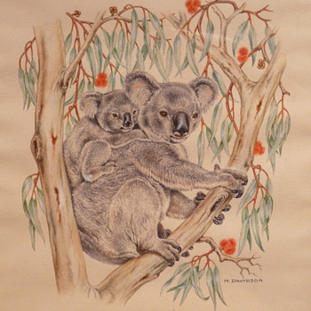KOOKABURRA & KOALA - M. DAVIDSON