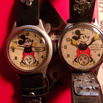 The 30's Collection Remake of 1933/34 Mickey Mouse Watch by Ingersoll - Wristwatches