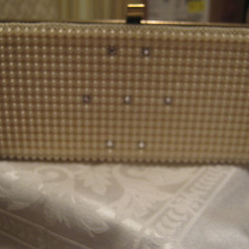 Plastic (Metal Frame) Box Purse, 1950s