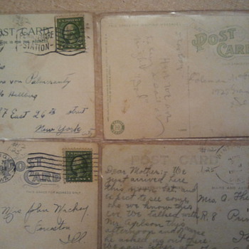 Lot 5- Early 20th century post stamps & Post cards