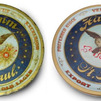 1910 Hamm's beer tray