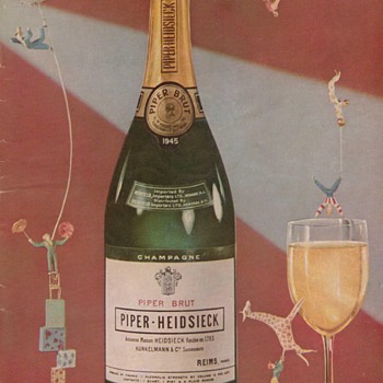 1954 Piper Heidsieck Advertisement - Advertising