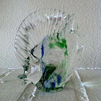 Murano Tropical Fish Blue and Green - Art Glass