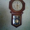 new haven clock company eclipse regulator in moms kitchen since 1950's