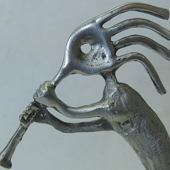 Dancing Kokopelli Statue - Native American