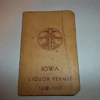 LIQUOR PERMIT BOOK