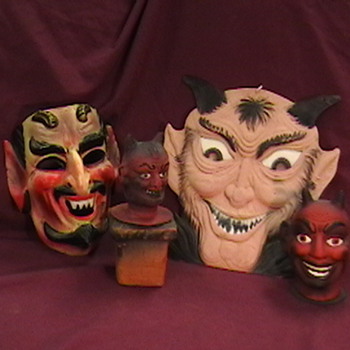 Vintage Halloween Devils