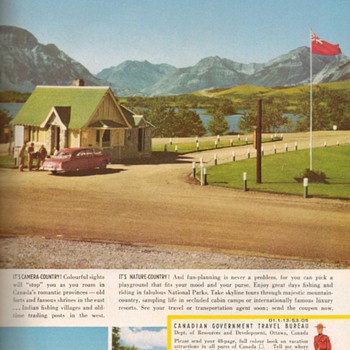 1953 - Canada Travel Bureau Advertisements - Advertising